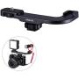 ULANZI PT-8 On Camera Vlog Cold Shoe Bracket Microphone Extension Bar Plate for Mic LED Video Light w Cold Shoe for Sony Nikon Canon DSLR Cameras iPhone Samsung Smartphone Vlogging Setup Accessories