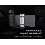 PGYTECH Phone - OSMO Pocket Holder (Light Grey), ABS Aluminum Expansion Capabilities Holder, Suitable Compatible with DJI OSMO Pocket Accessories