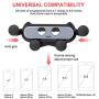PEIPU Car Phone Mount，Vent Phone Holder Automatic Locking Universal Phone Mount for Car，Cell Phone Holder for All iPhone, Samsung, Android etc Smartphones