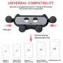 PEIPU Car Phone Mount,Vent Phone Holder Automatic Locking Universal Phone Mount for Car,Cell Phone Holder for All iPhone, Samsung, Android etc Smartphones PEIPU Car Phone Mount,Vent Phone Holder Automatic Locking Universal Phone Mount for Car,Cell Phone Holder for All iPhone, Samsung, Android etc Smartphones