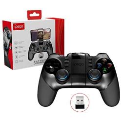 IPEGA PG-9156 Mobile Game Controller+2.4G Wireless Gamepad Trigger Pubg Controller Mobile Joystick for Suitable for Android/iOS Mobile Tablet, Win 7/8/10 PC, Smart TV