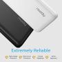 2-Pack Miady 15000mAh Portable Charger, Power Bank/w Two 5V/2A USB Output Ports and USB C Fast Input, Portable Phone Charger Compatible with iPhones, Android Smartphones and More