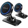 Magnetic Phone Car Mount, Allovit 2 Family Pack Universal CellPhone Holder for Car, 360° Adjustable Magnet Cellphone Holder Compatible with iPhone 11 Pro Xs Max XR X 8 7 Plus 6S SE, Galaxy S9 and More