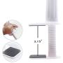 Universal Cell Phone Holder, Lazy Bracket Mobile Phone Stand, Flexible Gooseneck Long Arm Clip by AUXO-FUN (White)