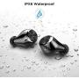 Letscom Wireless Earbuds, Bluetooth 5.0 Headphones IPX6 Sweat Proof, 80 Hours Playtime with Wireless Charging Case, HD Stereo Built-in Mic in-Ear Sports Earphones for Running Gym Workout
