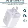 USB Wall Charger, Charger Adapter, Ailkin 2-Pack 2.1Amp Dual Port Quick Charger Plug Cube Replacement for iPhone 7/6S/6S Plus/6 Plus/6/5S/5, Samsung Galaxy S7/S6/S5 Edge, LG, HTC, Huawei, Moto, Kindle