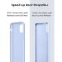 DTTO iPhone 11 Case, [Romance Series] Full Covered Shockproof Silicone Cover [Enhanced Camera and Screen Protection] with Honeycomb Grid Pattern Cushion for Apple iPhone 11 6.1” 2019, Light Blue