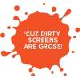 WHOOSH! Screen Cleaner Kit – Best for– Smartphones, iPads, Eyeglasses, Kindle, LED, LCD & TVs – Includes 3.4 Oz Bottle + 2 Premium Cloths