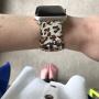 MITERV Compatible with Apple Watch Band 38mm 40mm 42mm 44mm Soft Floral Fabric Elastic Scrunchies iWatch Bands for Apple Watch Series 5,4,3,2,1