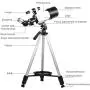 Telescope 16/40X HD Refractive Astronomical Telescope Magnification Zoom Monocular Beginners Telescope (Color : White, Size : 45-122cm)