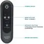 QUINEAR Air Compression Leg Massager for Circulation Calf Wraps Massage for Muscle Relaxation with Handheld Controller 2 Modes 3 Intensities