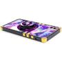 Bitobe Luxury Square Phone Case iPhone 11 6.1 Inch 2019 Retro Elegant Soft TPU Design Cover (Purple Galaxy Diamond Lips)