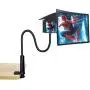 12" 3D Curve Phone Screen Magnifier with Gooseneck Phone Holder,HD Screen Magnifier with Adjustable Clamp Lazy Phone Stand Phone Screen Amplifier Enlarger Compatible with for Smartphone Phone (Black) 12" 3D Curve Phone Screen Magnifier with Gooseneck Phone Holder,HD Screen Magnifier with Adjustable Clamp Lazy Phone Stand Phone Screen Amplifier Enlarger Compatible with for Smartphone Phone (Black)