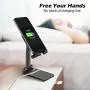 B-Land Adjustable Cell Phone Stand, Foldable Portable Phone Stand Phone Holder for Desk, Desktop Tablet Stand Compatible with iPhone 11 Pro XS Max XR X Samsung Galaxy S10 S9 & Tablets (Black) B-Land Adjustable Cell Phone Stand, Foldable Portable Phone Stand Phone Holder for Desk, Desktop Tablet Stand Compatible with iPhone 11 Pro XS Max XR X Samsung Galaxy S10 S9 & Tablets (Black)