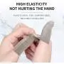 Newseego Mobile Game Controller Finger Sleeve Sets [6 Pack],Smooth Thin Anti-Sweat Breathable Full Touch Screen Sensitive Shoot Aim Joysticks Finger Set for Knives Out/Rules of Survival-Gray