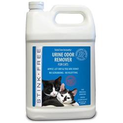 Stink Free Instantly Urine Odor Remover & Eliminator for Cat Urine, Oxidizer Based Urine Cleaner for Carpets, Rugs, Mattress, etc. 128 Oz (1 Gallon)