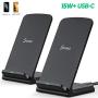 Seneo [2 Pack] 7.5W Qi Fast iPhone Wireless Charger for iPhone SE/11/11 Pro Max/XR/XS/X/8/8P/Airpods Pro, 10W Wireless Charging Pad for Samsung Galaxy Note10/10+/Note9/8, S20/S10/S9,15W for LG V30/V40