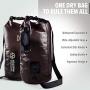 OutdoorMaster Dry Bag -Waterproof Bag Compression Sack with 2 Cell Phone Cases -Kayak Accessories Waterproof Backpack for The Beach, Boating, Fishing, Kayaking, Swimming, Rafting