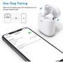 Wireless Earbuds, HSPRO Bluetooth 5.0 Headphones with Charging Case, 30H Playtime, Bluetooth Earphones One-Step Pairing, in-Ear Earphones with Mic for Running/Workout