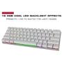 MOTOSPEED 61 Keys Wired/Wireless 3.0 Mechanical Keyboard 60% RGB LED Backlit Type-C Office/Gaming Keyboard for PC/Mac/Linux/iPad/iPhone/Smartphone/Laptop Blue Switch