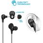 JLab Audio JBuds Pro Premium in-Ear Earbuds with Mic, Guaranteed Fit, Guaranteed for Life - Blue