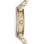 Michael Kors Womens Lady Nini Watch, Three Hand Quartz Movement with Crystal Bezel and White Logo dial