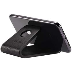 SAMDI Wood Cell Phone Stand for iPhone 5 6 7 8 X Plus, LG, Huawei, XiaoMi, Samsung Galaxy S5 S7 S6 (Oak Wood Black)