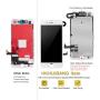 Screen Replacement for iPhone 7 White,Hkhuibang 4.7 Upgraded LCD Display 3D Touch Screen Digitizer Full Frame Assembly with OEM Front Camera Proximity Sensor Earpiece Speaker Repair Tool