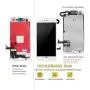 Screen Replacement for iPhone 7 White,Hkhuibang 4.7 Upgraded LCD Display 3D Touch Screen Digitizer Full Frame Assembly with OEM Front Camera Proximity Sensor Earpiece Speaker Repair Tool