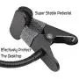 Agoz Cell Phone Clip Holder Gooseneck Clamp Lazy Mount Flexible Bracket Mobile Stand for Bed Office Kitchen Apple iPhone XS Max,11, XR,X,8 Plus,7, Samsung Galaxy S10 Note 9 8 S9 S8, LG Stylo 4 (Black)