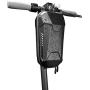 Linjin Scooter Storage Bag, Electric Scooter Front Hanging Bag,Hard Shell Waterproof Scooter Storage Bag for Kick Scooters Folding Bike