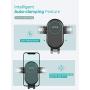 Mpow Car Phone Mount Wireless Charger, Wireless Car Charger 10W/7.5W, Auto-Clamping Car Wireless Charger Air Vent Dashboard Car Mount, Compatible/w iPhone 11 Series/X/XR, Galaxy Note10/S10/S20 Series
