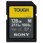 Sony TOUGH-M series SDXC UHS-II Card 128GB, V60, CL10, U3, Max R277MB/S, W150MB/S (SF-M128T/T1)