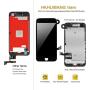 Screen Replacement for iPhone 7 Black 4.7in,Complete LCD Display for A1660, A1778, A1779 Full Frame Assembly with OEM Front Camera Proximity Sensor Earpiece Speaker Repair Tool