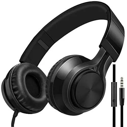 Over Ear Headphones with 5 Feet / 1.5M Cable, findTop 3.5mm Gaming Headset Noise Isolating with Mic and Volume Control for TV, PC and Cell Phone Over Ear Headphones with 5 Feet / 1.5M Cable, findTop 3.5mm Gaming Headset Noise Isolating with Mic and Volume Control for TV, PC and Cell Phone