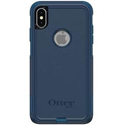 OtterBox COMMUTER SERIES Case for iPhone Xs Max - Frustration Free Packaging - BESPOKE WAY (BLAZER BLUE/STORMY SEAS BLUE)