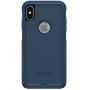 OtterBox COMMUTER SERIES Case for iPhone Xs Max - Frustration Free Packaging - BESPOKE WAY (BLAZER BLUE/STORMY SEAS BLUE)