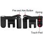 NOLOGO Jltx-My 2PCS Mobile Phone Gaming Trigger L1R1 Shooter Controller for PUBG Knives Out Rules of Survival Controller Shooter Fire Button (Color : 2pcs(Left and Right))