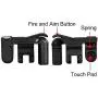 NOLOGO Jltx-My 2PCS Mobile Phone Gaming Trigger L1R1 Shooter Controller for PUBG Knives Out Rules of Survival Controller Shooter Fire Button (Color : 2pcs(Left and Right))