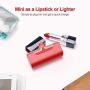 iWALK Small Portable Charger 4500mAh Ultra-Compact Power Bank Cute Battery Pack Compatible with iPhone 11 Pro/XS Max/XR/X/8/7/6/Plus Airpods and More,Red