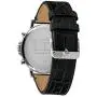 Tommy Hilfiger Mens Stainless Steel Quartz Watch with Leather Strap, Black, 22 (Model: 1710381)