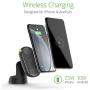 iOttie ITap 2 Wireless Magnetic Qi Wireless Charging Dashboard Mount || Compatible with IPhone XS XR X Max Samsung S10 S9  + Smartphones | + Dual Car Charger