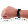 Vibets Pulse Fitness Tracker with Heart Rate Monitor, Activity Tracker Watch, Waterproof Smart Bracelet with Step Counter for Walking, Calorie Counter, Pedometer Watch for Kids Women and Men. USA