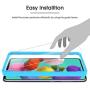 OMOTON [4 Pack] Samsung Galaxy A51 Screen Protector, Easy Installation/Scratch Resistant/Bubble Free/Tempered Glass Screen Protector for Samsung Galaxy A51