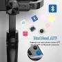 Hohem iSteady Mobile Plus Handy Gimbal 3-Axis Handheld Stabilizer for Smartphone iPhone 11/11 Pro/X XR XS Samsung S10, S9, Note 9/8,Sport Inception Mode Visual Auto Tracking 280g Payload