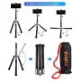 Phone Tripod, COMAN 3 in 1 Camera Tripod and Selfie Stick Tripod with Bluetooth Remote 57 inch Compatible with iPhone