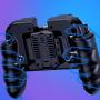 SOONHUA Mobile Game Controller 6 Finger Fire Trigger Gamepad Joystick with Cooling Fan