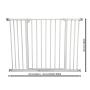 LEMKA Safety Baby Gate,Thru Gate Metal Expandable Pet Safety Gate for Stairs,Doorways with 4" & 6" Extension,Fits Spaces Between 30" to 42" Wide 30" High