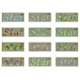 Simthreads 12 Variegated Colors Polyester Embroidery Machine Thread for Most Home Sewing Embroidery Machines 1100 Yards Each