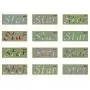 Simthreads 12 Variegated Colors Polyester Embroidery Machine Thread for Most Home Sewing Embroidery Machines 1100 Yards Each